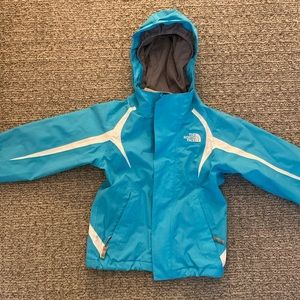 Kids North Face blue jacket